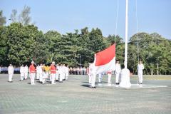 Kibar Merah Putih di Langit Dumai, Paskibraka Tampil Memukau pada Puncak Peringatan HUT ke-81 RI